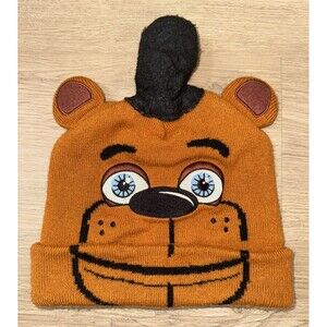 FIVE NIGHT AT FREDDY'S FNAF FAZBEAR BEANIE SKI HAT YOUTH OSFM